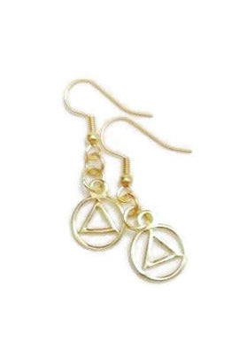 Gold Tone AA Earrings