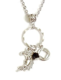 Moon Charm Holder Necklace Narcotics Anonymous