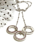 Serenity Courage & Wisdom Affirmation Necklace