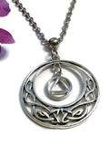 Celtic Dangle Charm Necklace Alcoholics Anonymous
