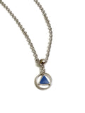 Blue Enamel Alcoholics Anonymous Necklace