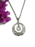 Celtic Dangle Charm Necklace Alcoholics Anonymous
