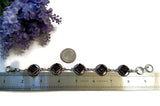 NA Amethyst Crystal Statement Bracelet