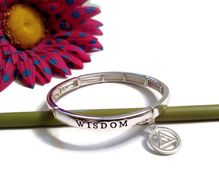 God Serenity Courage Wisdom with AA Charm