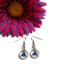 Blue Enamel AA Earrings Alcoholics Anonymous