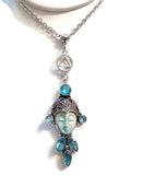 Masqeurade Blue Topaz AA Necklace