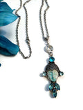 Masqeurade Blue Topaz AA Necklace