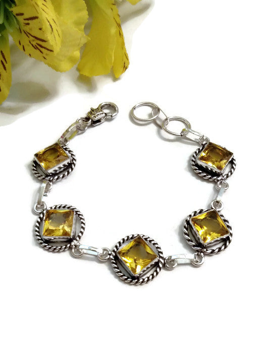 Golden Citrine NA Bracelet