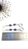 Sapphire Blue Crystal Earrings - NA