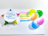 Serenity Courage Wisdom Recovery Flower Highlighter Pen