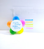 Serenity Courage Wisdom Recovery Flower Highlighter Pen