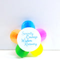 Serenity Courage Wisdom Recovery Flower Highlighter Pen