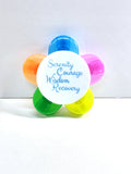 Serenity Courage Wisdom Recovery Flower Highlighter Pen