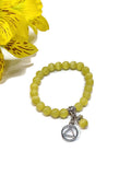 Yellow Catseye Stretch Bracelet - AA