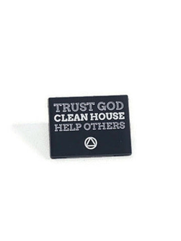 'Trust, Clean, Help' AA Lapel Pin