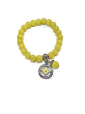 Yellow Catseye Stretch Bracelet - NA