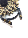 Leather Serenity Wrap Bracelet In Bronze