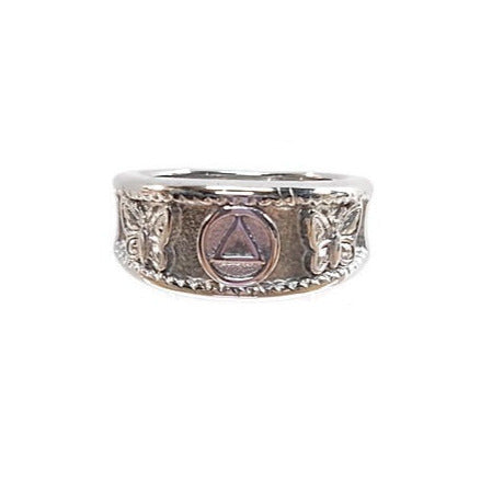 AA Butterfly Ring Stainless Steel