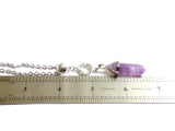 Amethyst Crystal Drop Necklace Narcotics Anonymous