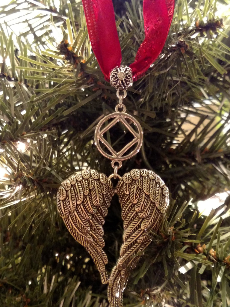 NA Tree Ornament Angel Wings