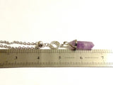 Amethyst Crystal Drop Necklace Narcotics Anonymous