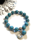 Synthetic Turquoise Bracelet - AA