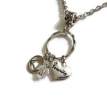 Serenity Charm Holder Necklace Alcoholics Anonymous