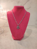 Textured Open Design Necklace - AA