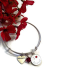 I Love Recovery Adjustable Charm Bracelet