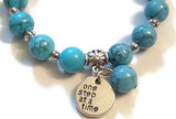 Synthetic Turquoise Bracelet - One Step At A Time