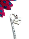 Serenity Crystal Heart Bookmark - Pack of 5