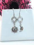 Sun & Moon Dangle Earring - NA