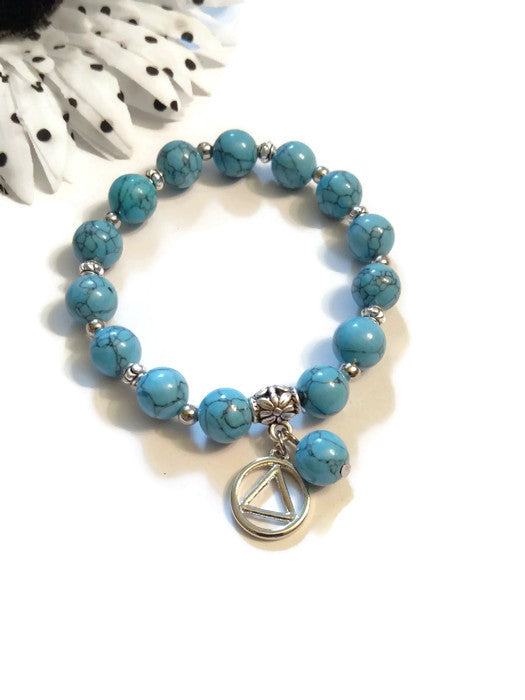 Synthetic Turquoise Bracelet - AA