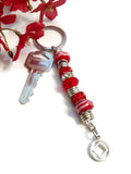 Ruby Red Bling Keychain - NA