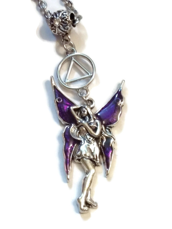 Purple Fairy Necklace - AA