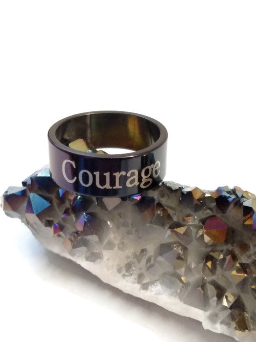Courage Stainless Steel Ring