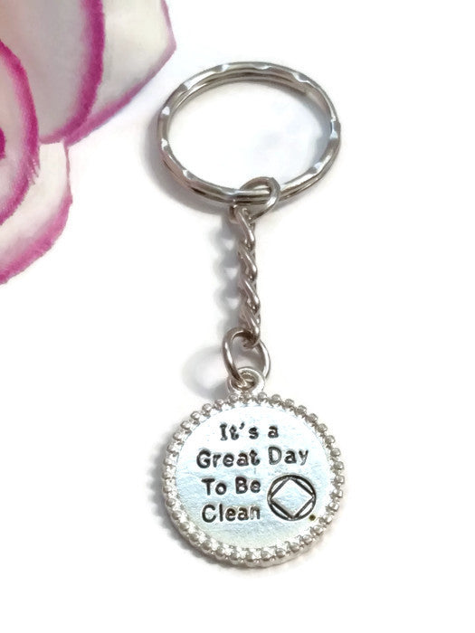 It's A Great Day To Be Clean Keychain - Pack of 5