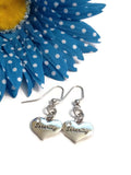 Serenity Crystal Heart Earrings