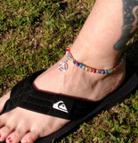 Rainbow Crystal Anklet - AA