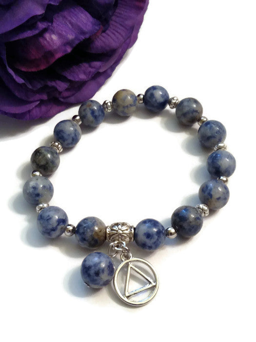 Blue Spot Jasper Stone AA Bracelet
