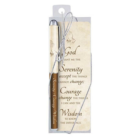Serenity Prayer Pen & Bookmark Set - Just $2.50 each!    Pack of 12
