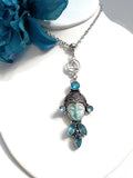 Masqeurade Blue Topaz AA Necklace