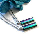 Just For Today / 3rd Step Prayer Skinny Dog Tags - Rainbow