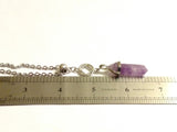 Green Fluorite Crystal Drop Necklace Narcotics Anonymous