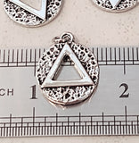 Textured Open Design Necklace - AA