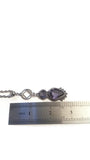 Deep Purple Amethyst Crystal Necklace - NA