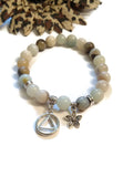 Natural Amazonite Stretch Bracelet - AA