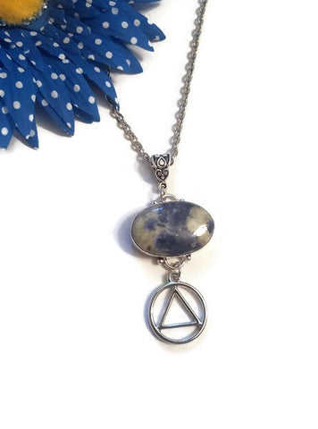 Sodalite Stone Necklace - AA